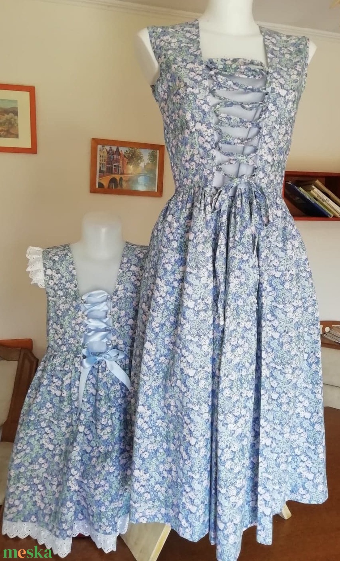 Baba mama ruha - ruha & divat - páros szett - anya-lánya szett - Meska.hu