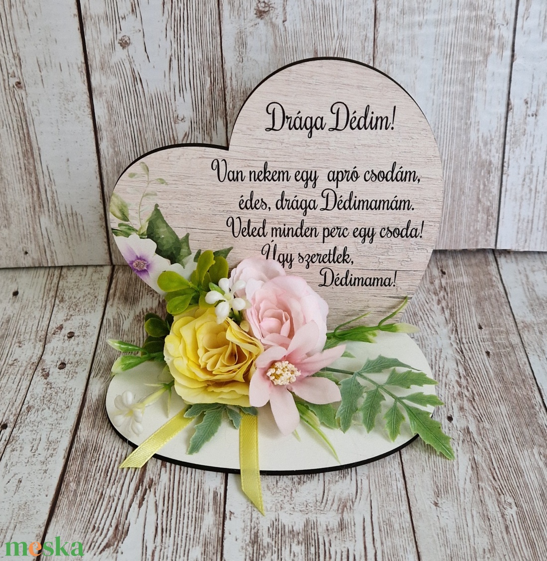 Anyák napi köszöntő Dédinek - otthon & életmód - dekoráció - Meska.hu