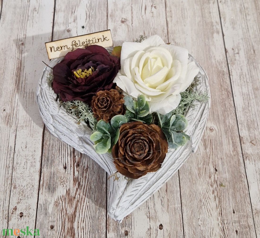 Kegyeleti dísz - otthon & életmód - vallás - temetkezési tárgy - Meska.hu