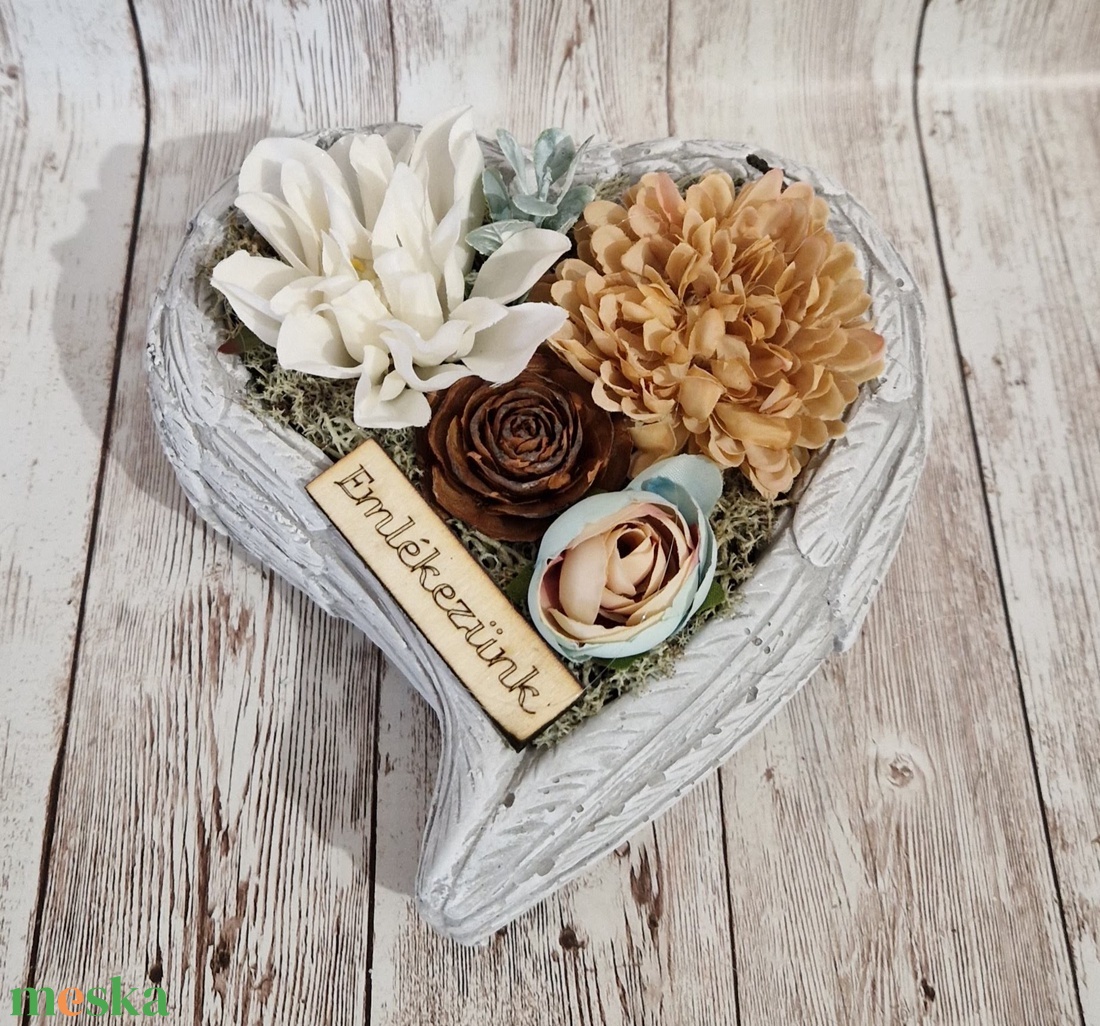 Kegyeleti dísz - otthon & életmód - vallás - temetkezési tárgy - Meska.hu