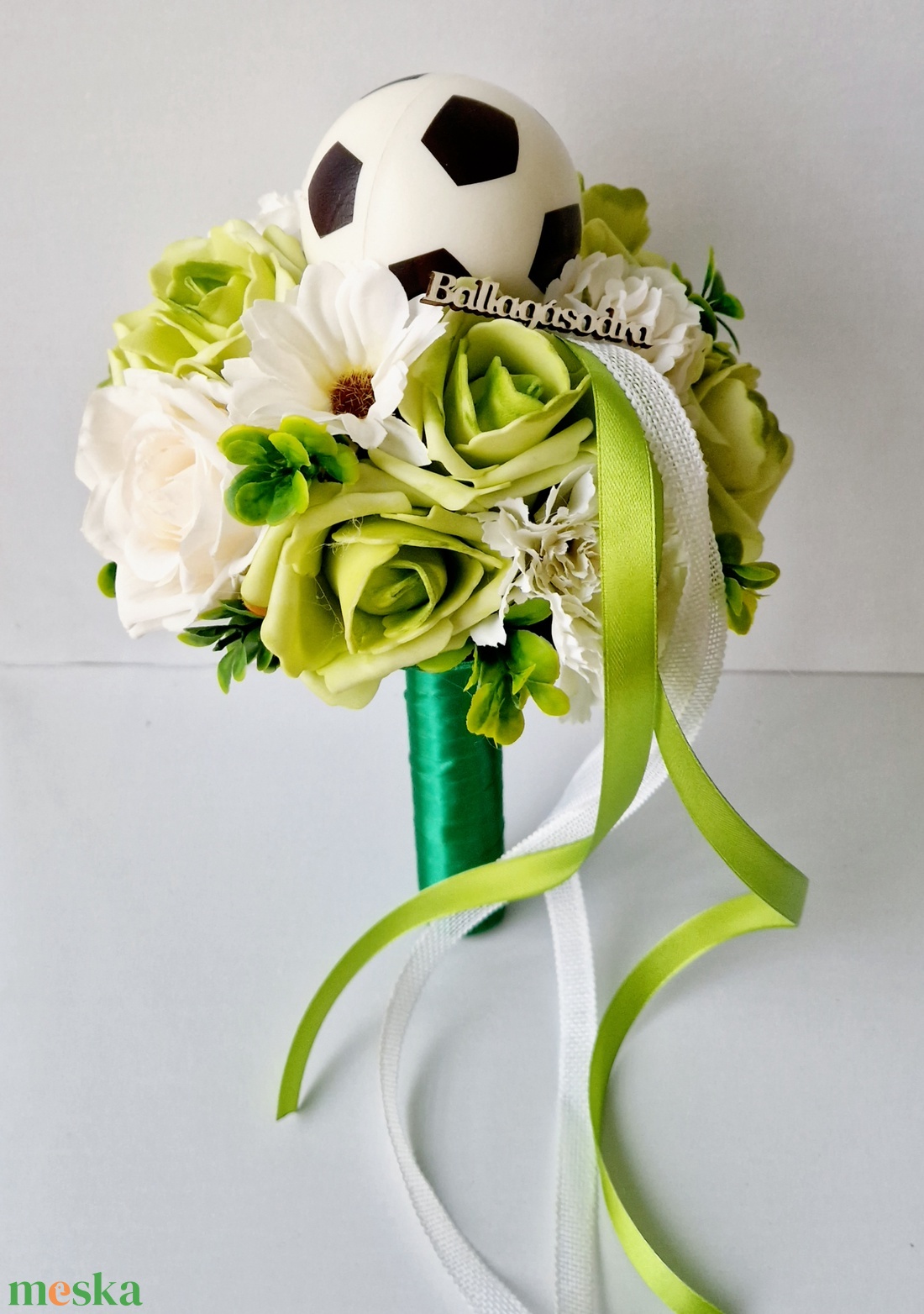 Focis ballagási csokor - otthon & életmód - dekoráció - asztal és polc dekoráció - asztaldísz - Meska.hu