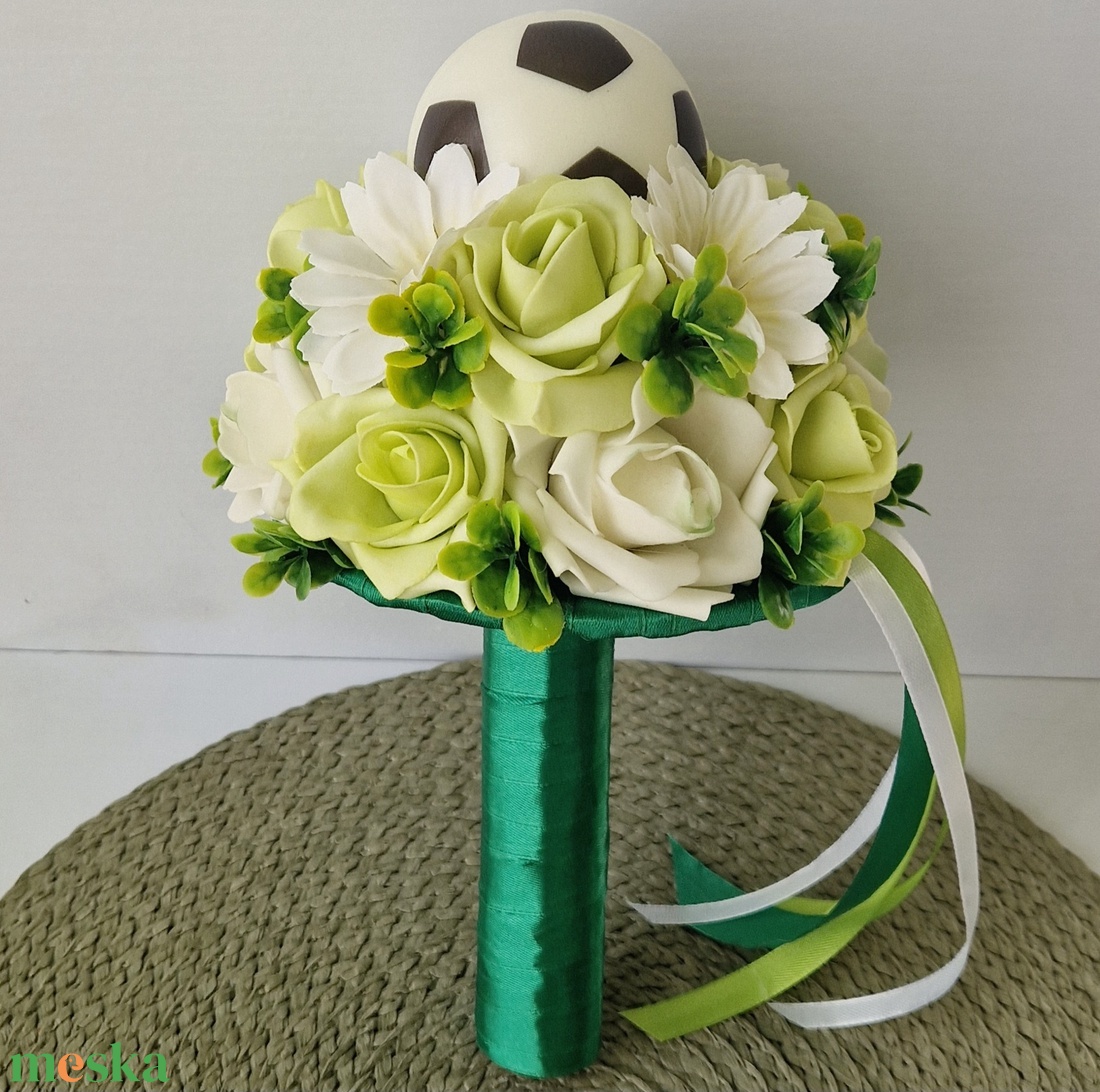 Focis ballagási csokor - otthon & életmód - dekoráció - virágdísz és tartó - csokor & virágdísz - Meska.hu