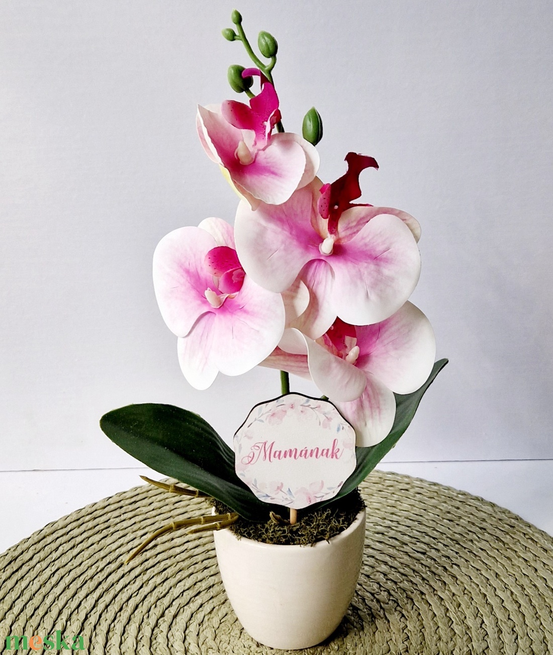 Mini örök orchidea  - otthon & lakás - dekoráció - virágdísz és tartó - csokor & virágdísz - Meska.hu