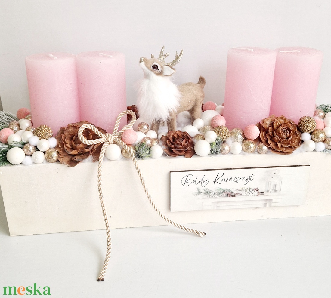 Nagy adventi asztaldísz - karácsony - adventi díszek - adventi koszorú - Meska.hu Nagy adventi asztaldísz - karácsony - adventi díszek - adventi koszorú - Meska.hu