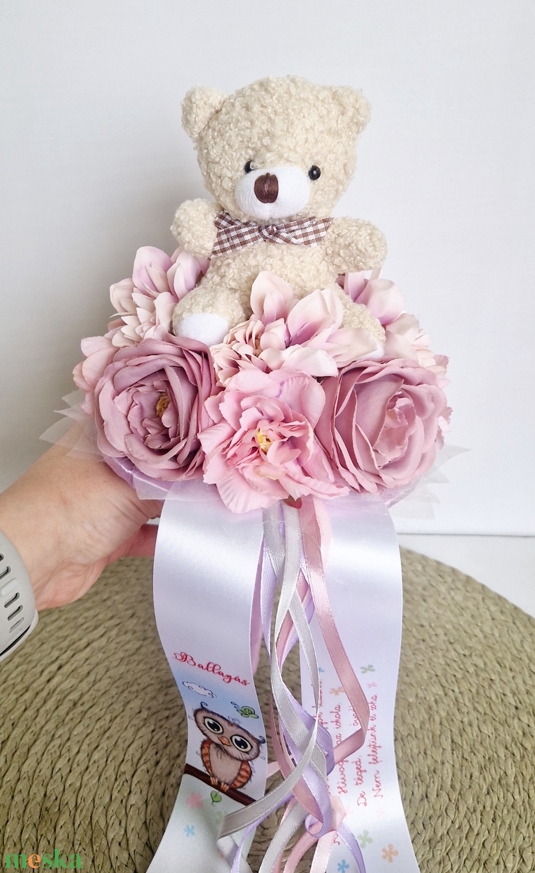 Ovis macis ballagási csokor - otthon & életmód - dekoráció - virágdísz és tartó - csokor & virágdísz - Meska.hu