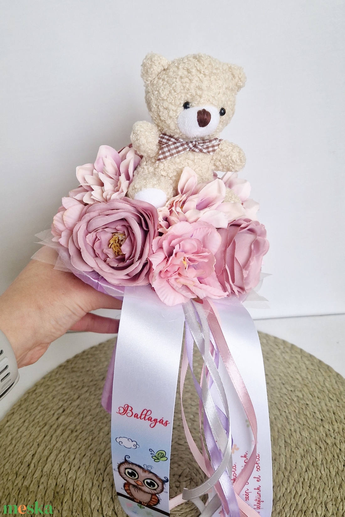 Ovis macis ballagási csokor - otthon & életmód - dekoráció - virágdísz és tartó - csokor & virágdísz - Meska.hu