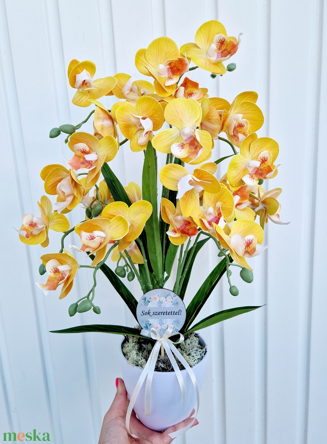 Örök Orchidea - otthon & életmód - dekoráció - virágdísz és tartó - csokor & virágdísz - Meska.hu Örök Orchidea - otthon & életmód - dekoráció - virágdísz és tartó - csokor & virágdísz - Meska.hu