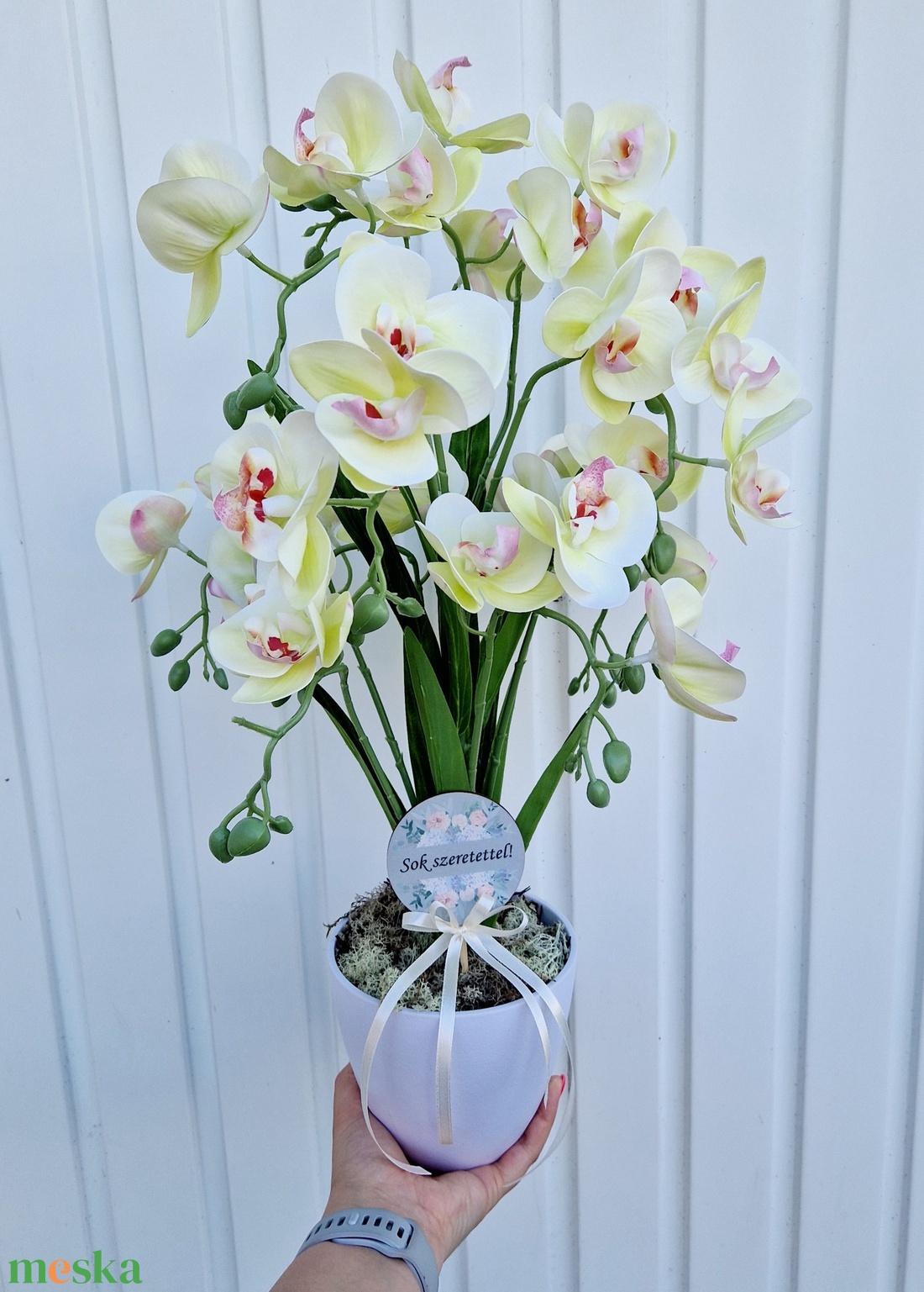 Sok virágos örök orchidea - otthon & életmód - dekoráció - virágdísz és tartó - csokor & virágdísz - Meska.hu Sok virágos örök orchidea - otthon & életmód - dekoráció - virágdísz és tartó - csokor & virágdísz - Meska.hu