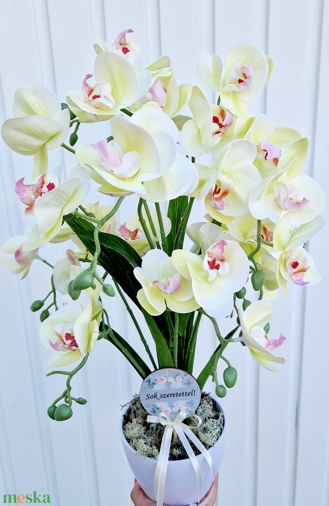 Sok virágos örök orchidea - otthon & életmód - dekoráció - virágdísz és tartó - csokor & virágdísz - Meska.hu Sok virágos örök orchidea - otthon & életmód - dekoráció - virágdísz és tartó - csokor & virágdísz - Meska.hu