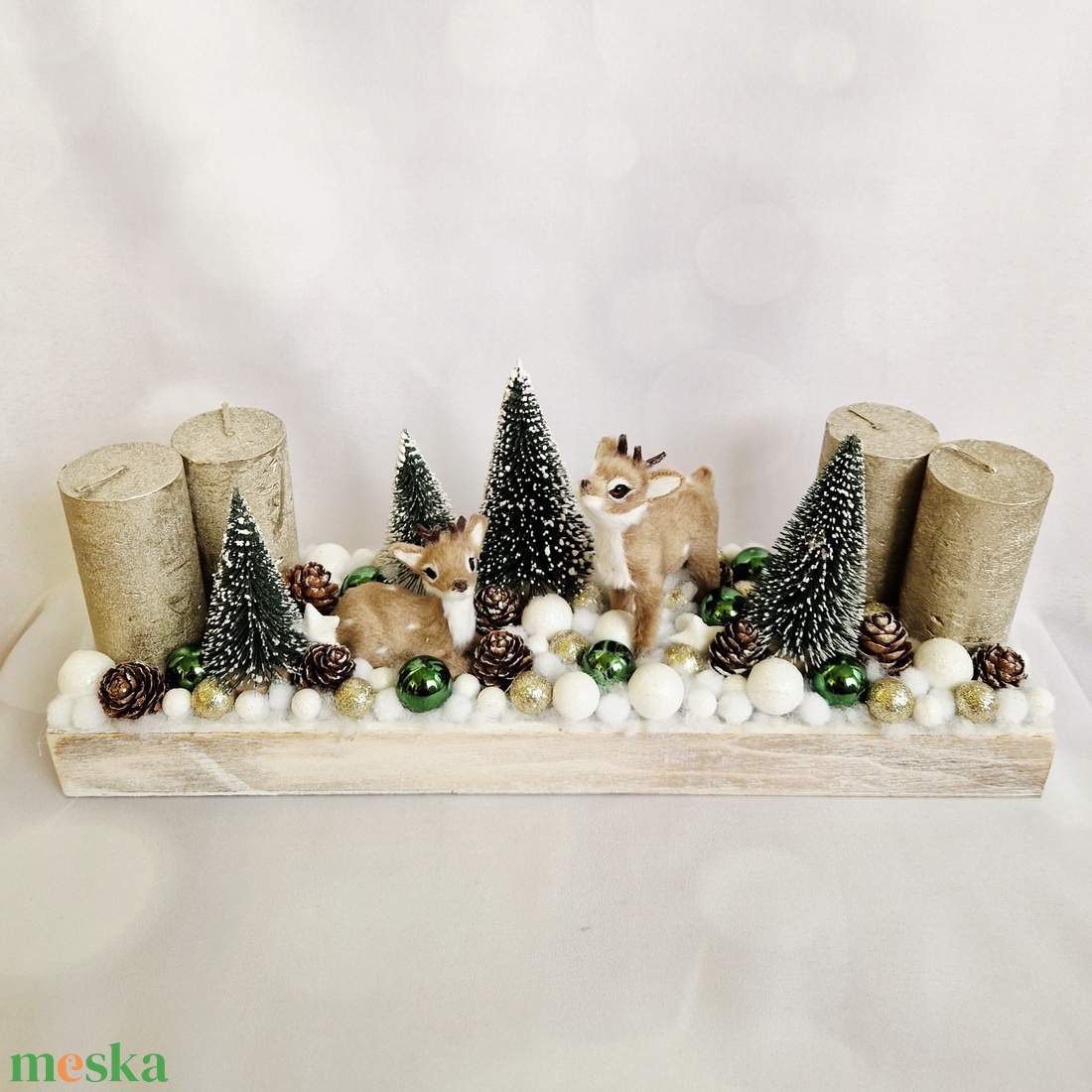 Bambis adventi asztaldísz - karácsony - adventi díszek - adventi koszorú - Meska.hu Bambis adventi asztaldísz - karácsony - adventi díszek - adventi koszorú - Meska.hu