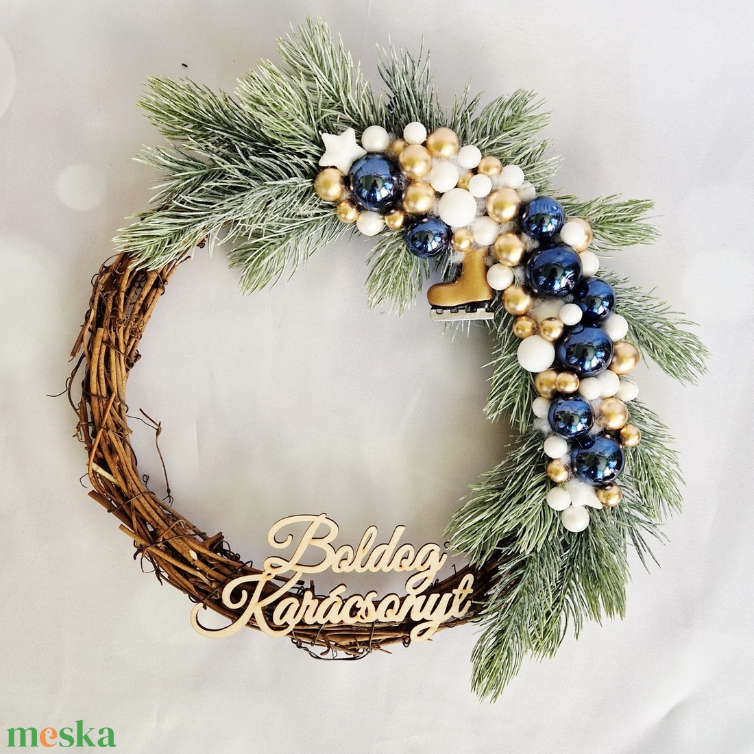Téli ajtódísz - karácsony - karácsonyi lakásdekoráció - karácsonyi ajtódíszek - Meska.hu Téli ajtódísz - karácsony - karácsonyi lakásdekoráció - karácsonyi ajtódíszek - Meska.hu