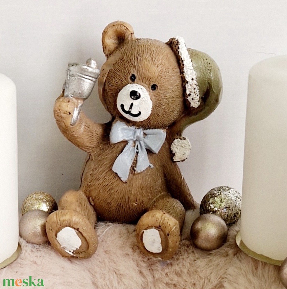 Macis adventi koszorú - karácsony - adventi díszek - adventi koszorú - Meska.hu