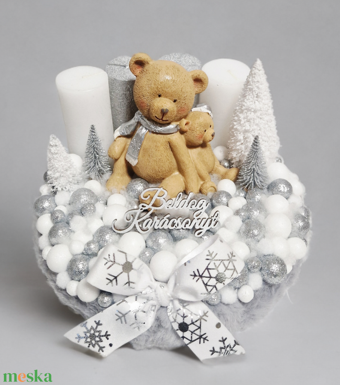 Macis adventi koszorú - karácsony - adventi díszek - adventi koszorú - Meska.hu