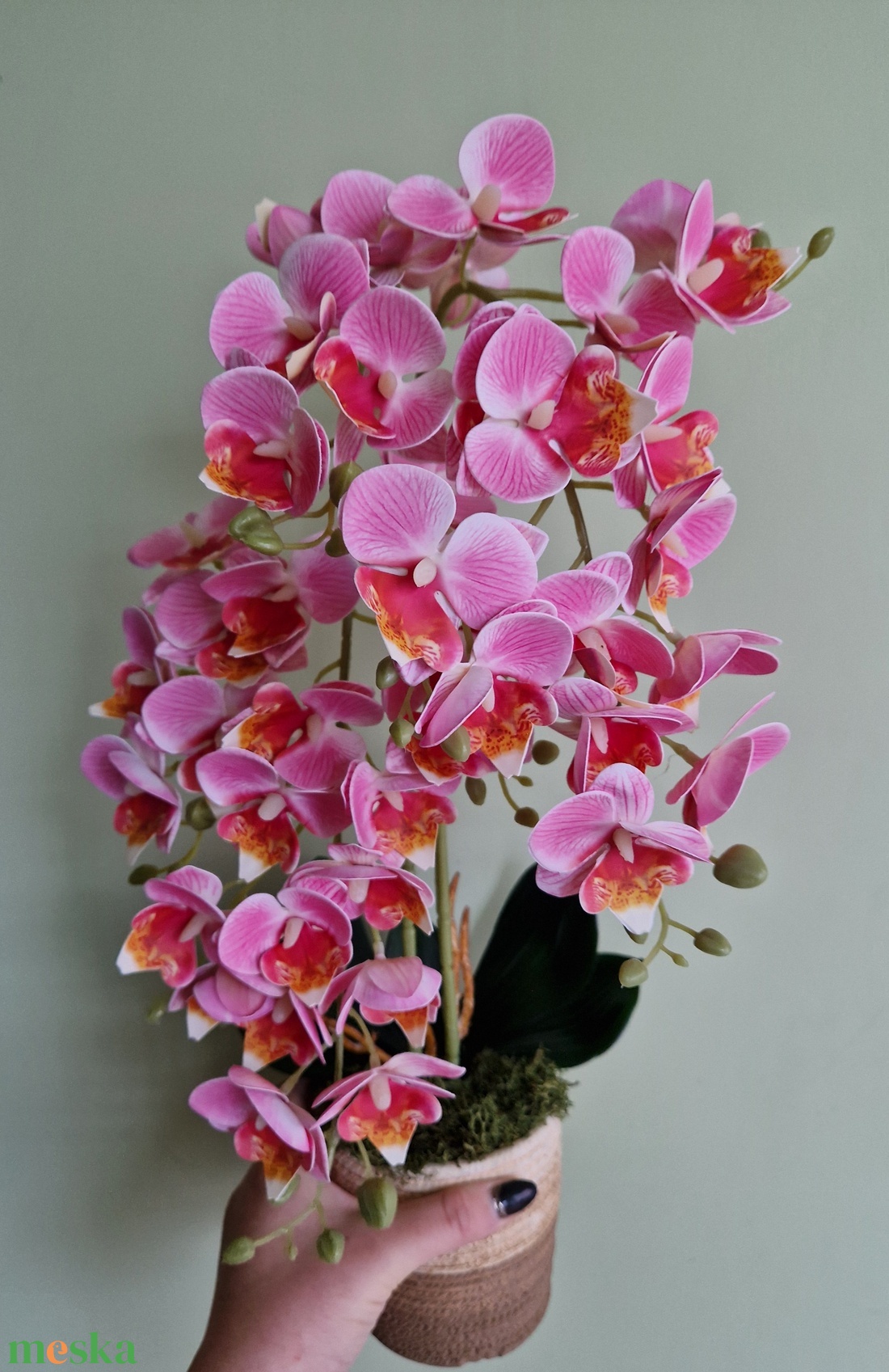 Sok virágos örök orchidea  - otthon & életmód - dekoráció - virágdísz és tartó - csokor & virágdísz - Meska.hu