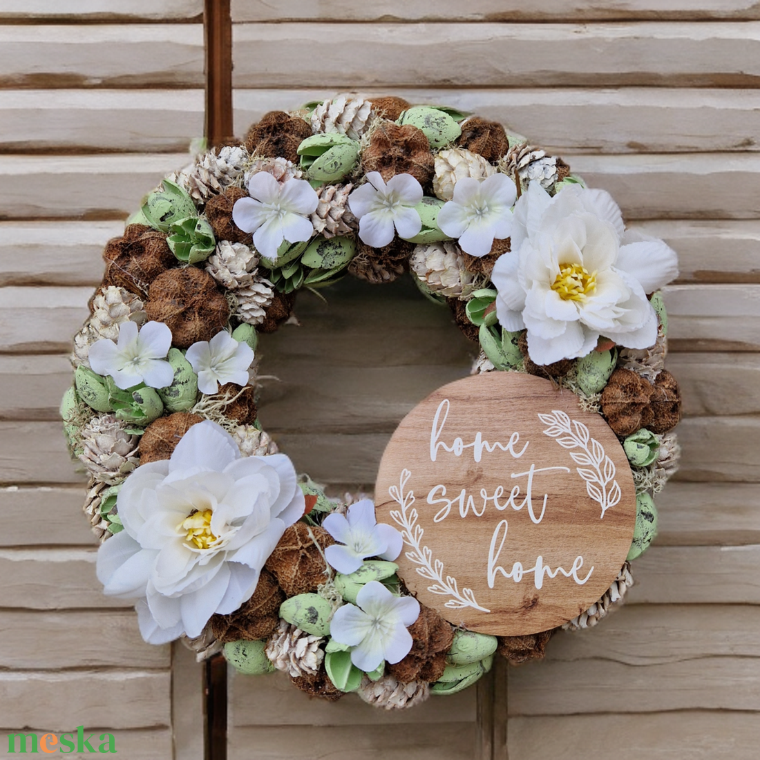 Tavaszi ajtódísz - otthon & életmód - dekoráció - ajtó- és ablak dekoráció - ajtódísz & kopogtató - Meska.hu