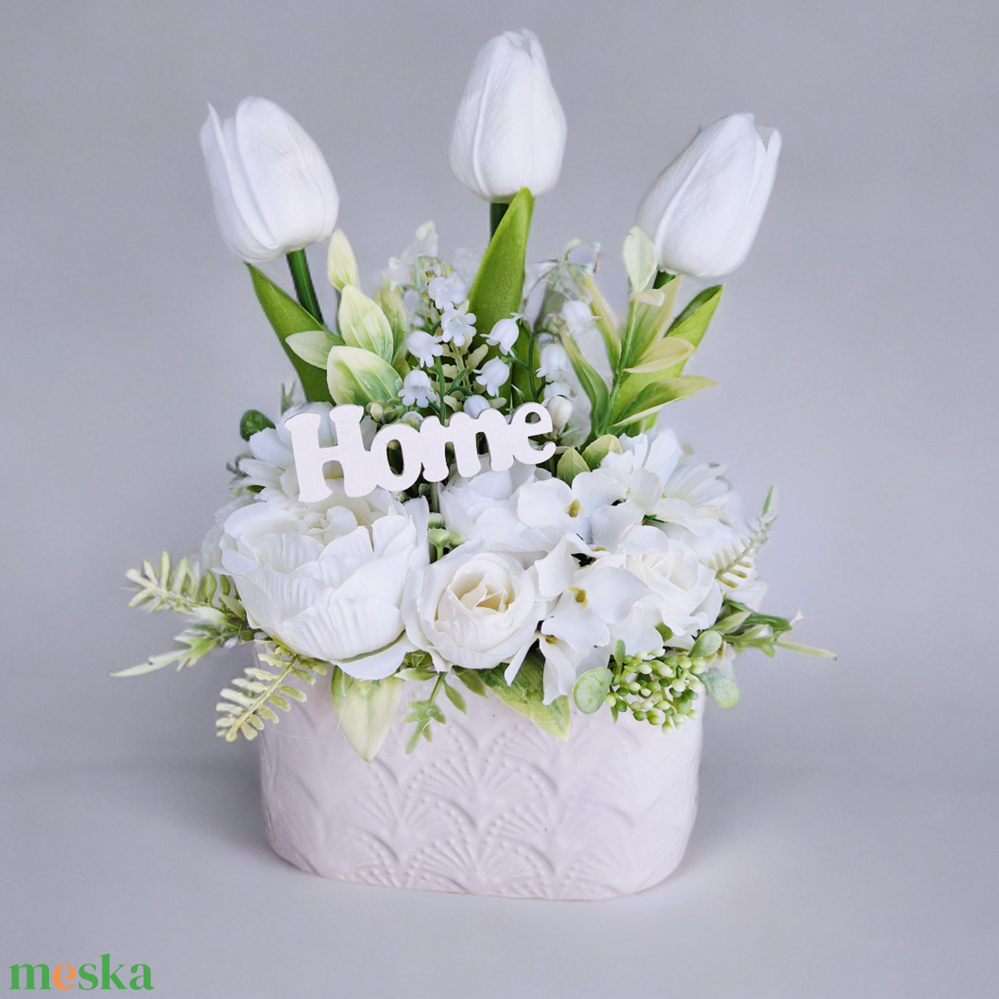 Tavaszi asztaldísz  - otthon & életmód - virágdekoráció - virágdíszek - asztali virágdísz - Meska.hu