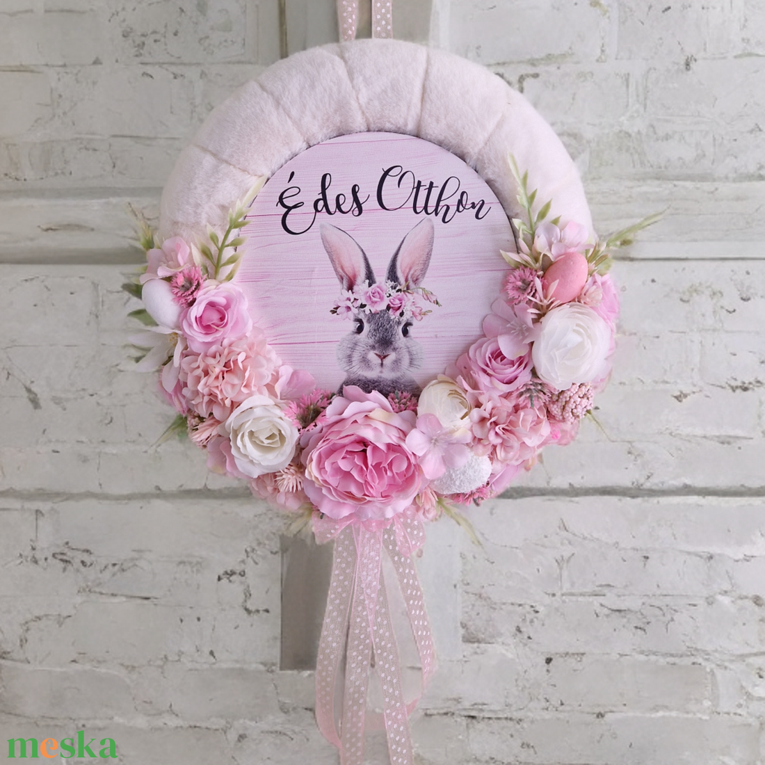 Tavaszi ajtódísz - otthon & életmód - dekoráció - ajtó- és ablak dekoráció - ajtódísz & kopogtató - Meska.hu