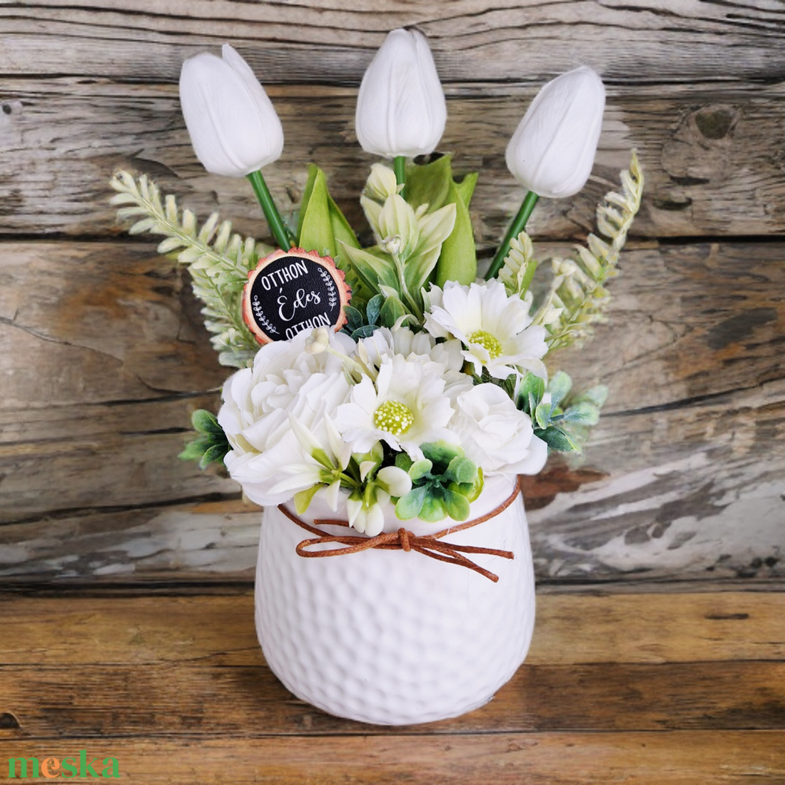Tavaszi asztaldísz  - otthon & életmód - virágdekoráció - virágdíszek - asztali virágdísz - Meska.hu
