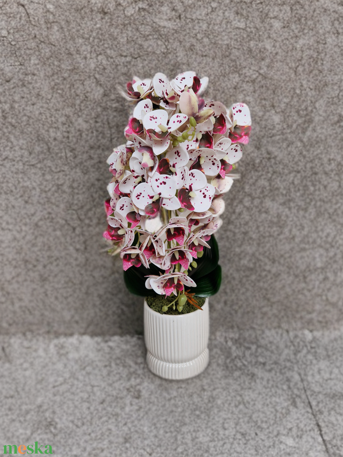 Sok virágos örök orchidea  - otthon & életmód - virágdekoráció - virágdíszek - asztali virágdísz - Meska.hu