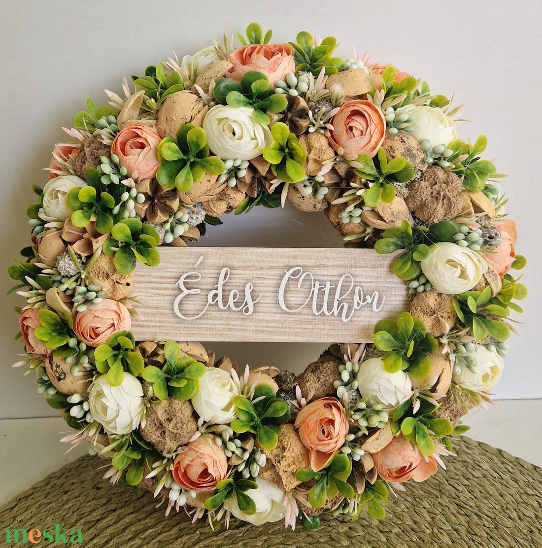 Tavaszi-nyári ajtódísz - otthon & életmód - dekoráció - ajtó- és ablak dekoráció - ajtódísz & kopogtató - Meska.hu