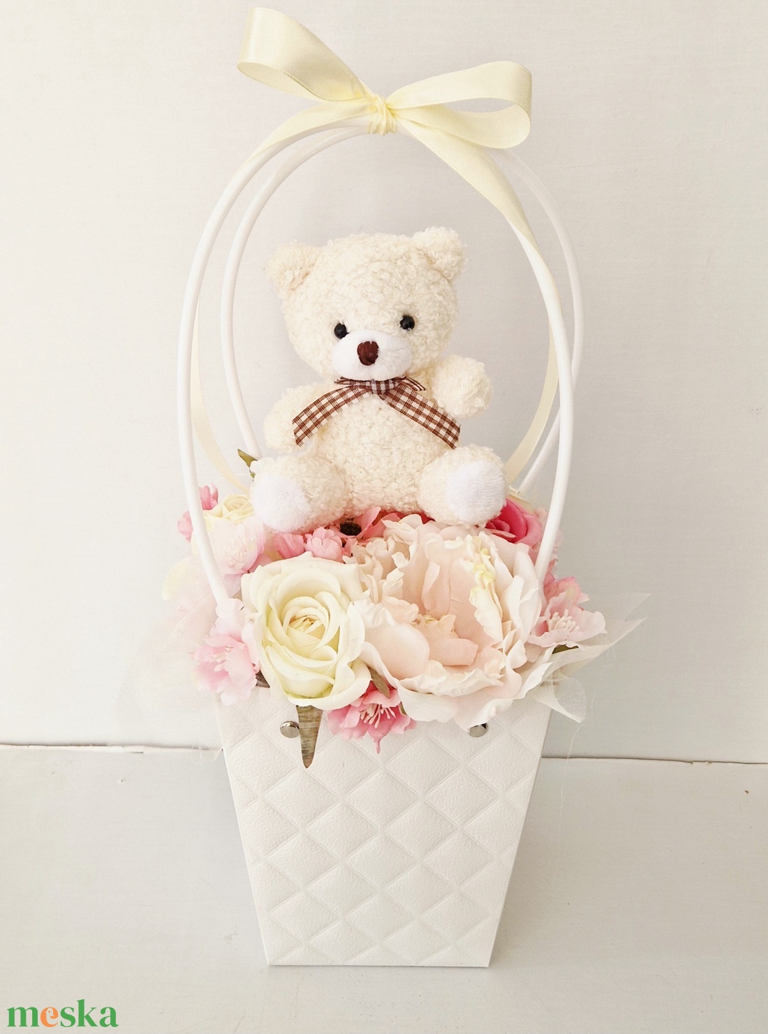 Macis táska ovis ballagásra - otthon & életmód - virágdekoráció - virágok - virágcsokor - Meska.hu