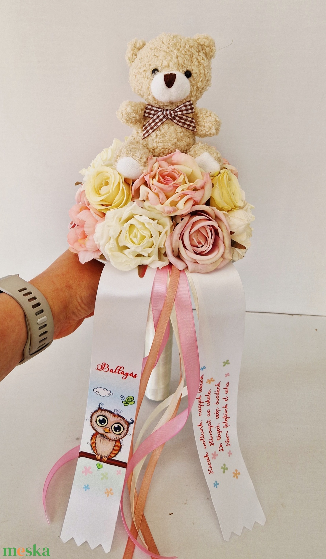 Ovis macis ballagási csokor - otthon & életmód - virágdekoráció - virágok - virágcsokor - Meska.hu