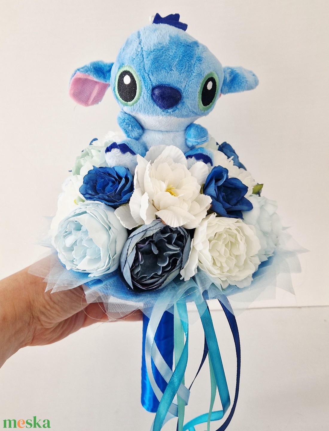 Ballagási csokor Stich  - otthon & életmód - virágdekoráció - virágok - virágcsokor - Meska.hu