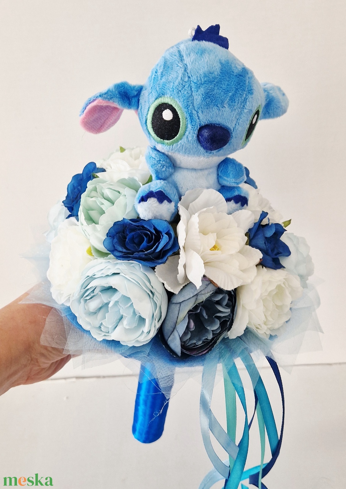 Ballagási csokor Stich  - otthon & életmód - virágdekoráció - virágok - virágcsokor - Meska.hu