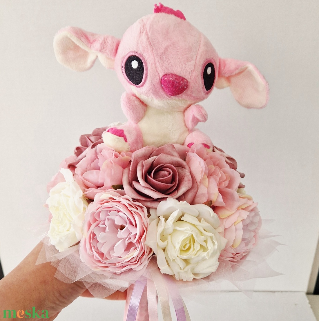 Ballagási csokor Stich  - otthon & életmód - virágdekoráció - virágok - virágcsokor - Meska.hu