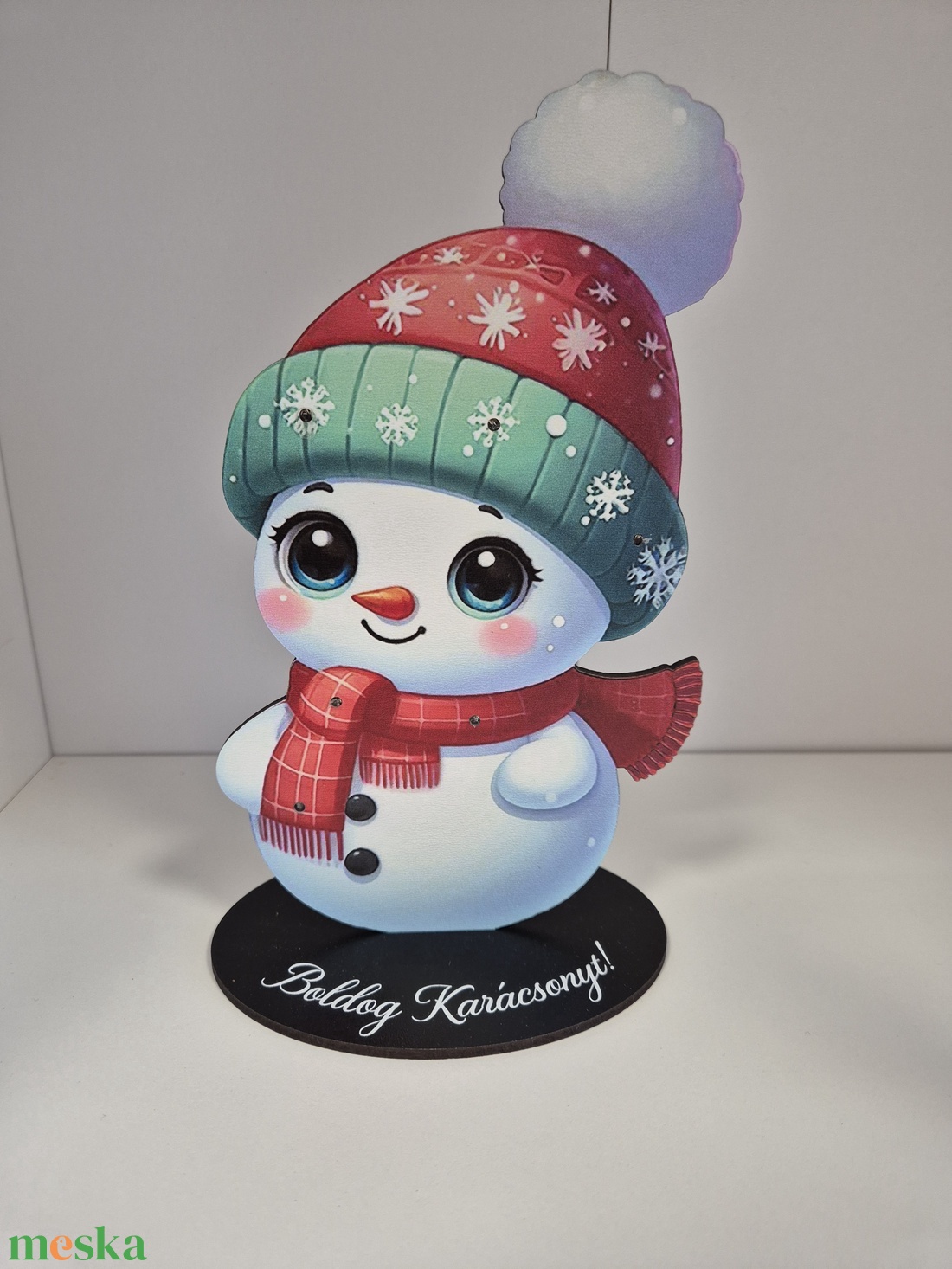 Pingvin karácsonyi dekor - karácsony - adventi díszek - adventi asztaldísz - Meska.hu