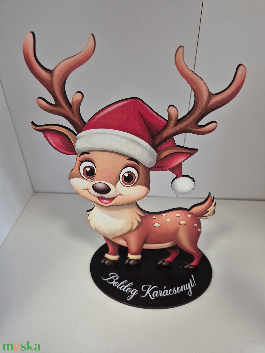 Rénszarvas karácsonyi dísz - karácsony - adventi díszek - adventi asztaldísz - Meska.hu