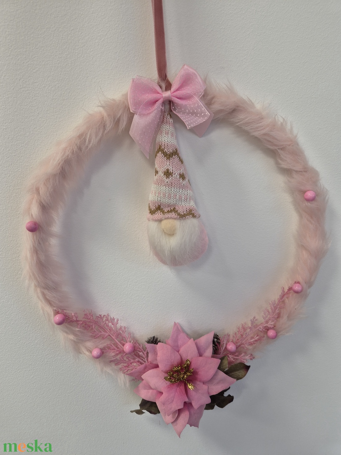 Karácsonyi kopogtató - karácsony - karácsonyi lakásdekoráció - karácsonyi ajtódíszek - Meska.hu