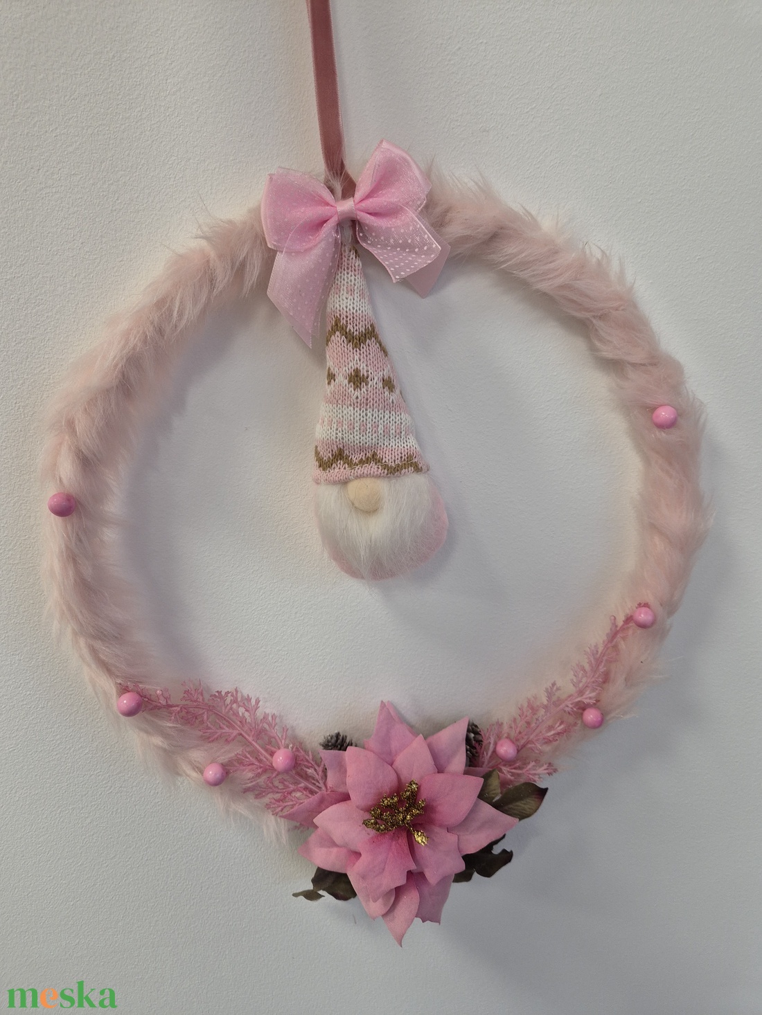 Karácsonyi kopogtató - karácsony - karácsonyi lakásdekoráció - karácsonyi ajtódíszek - Meska.hu