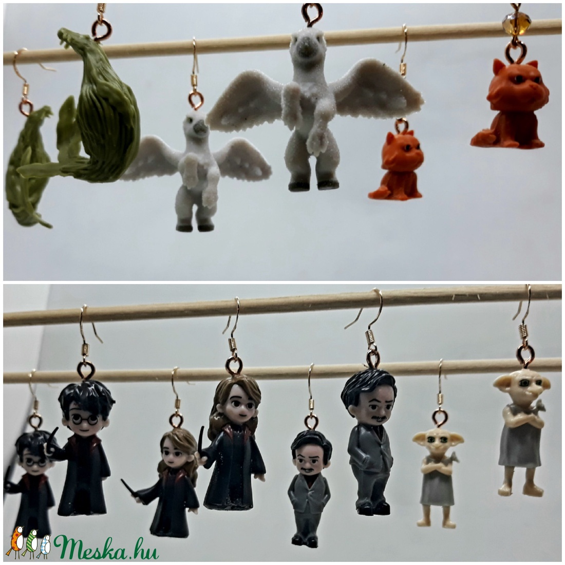 Harry Potter fülbevaló - ékszer - fülbevaló - lógó fülbevaló - Meska.hu Harry Potter fülbevaló - ékszer - fülbevaló - lógó fülbevaló - Meska.hu