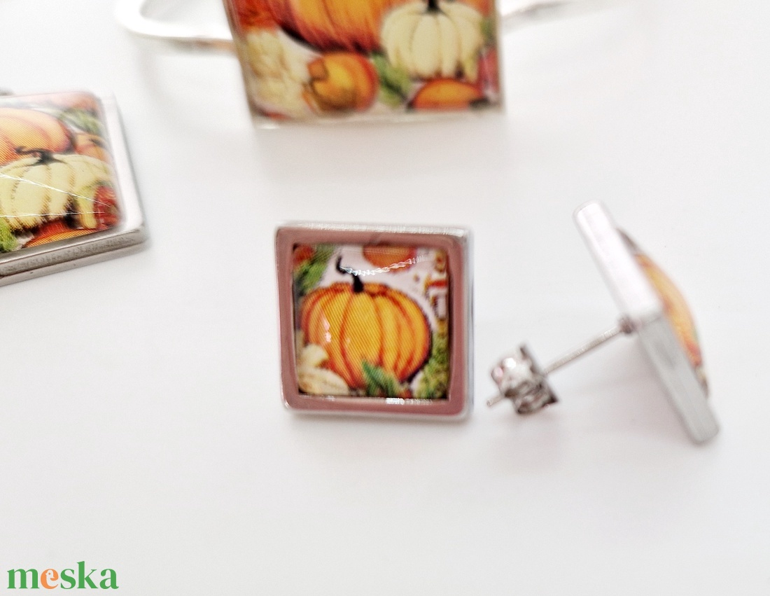 Halloweeni tök ékszerszett - ékszer - ékszerszett - Meska.hu Halloweeni tök ékszerszett - ékszer - ékszerszett - Meska.hu