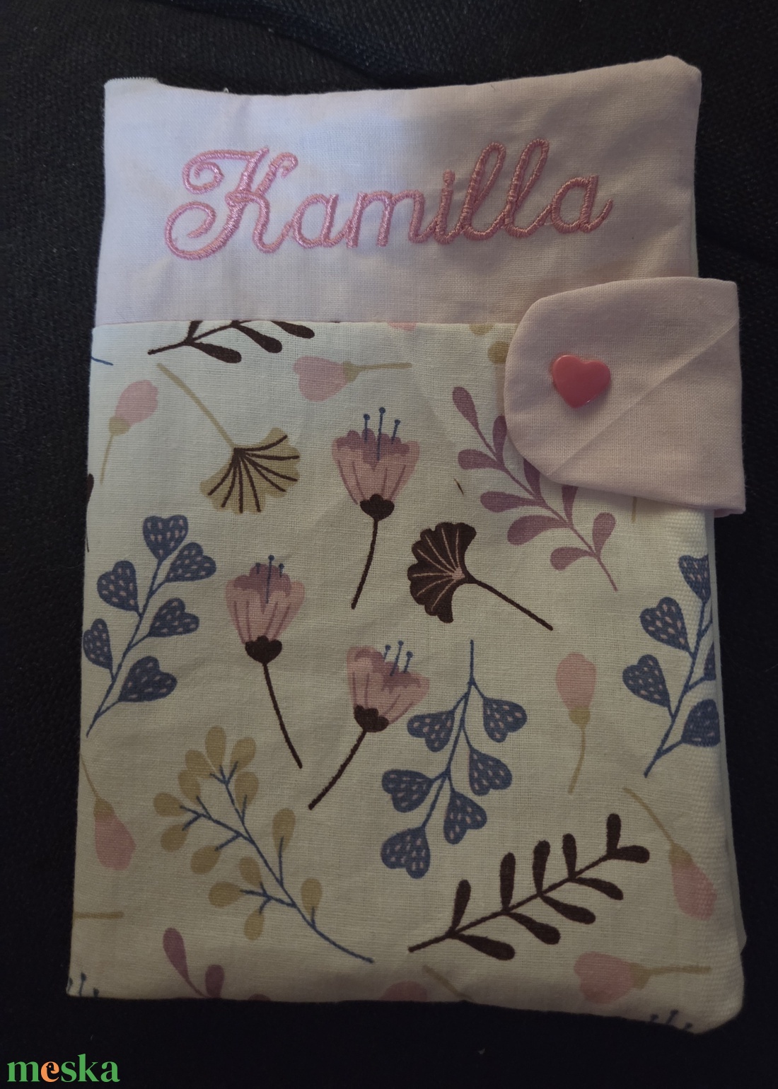 Eü kiskönyv borító  - baba - mama - babaemlékek - egészségügyi kiskönyv borító - Meska.hu