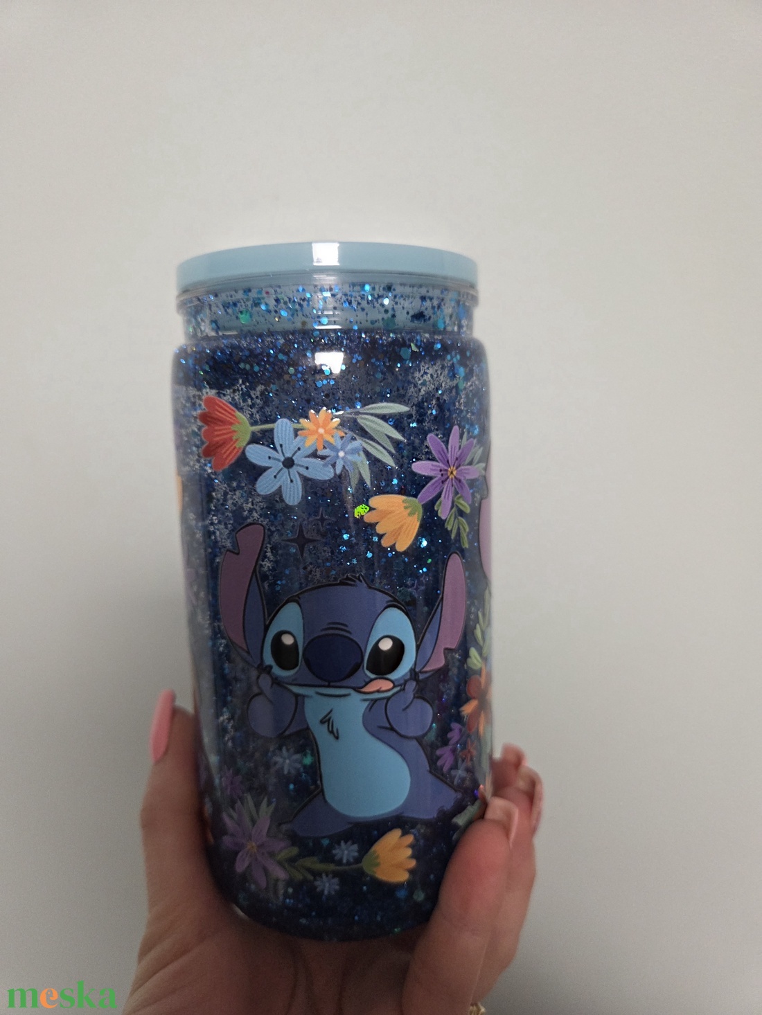 Csillámos pohár - otthon & életmód - konyhafelszerelés, tálalás - tálalás - pohár - Meska.hu