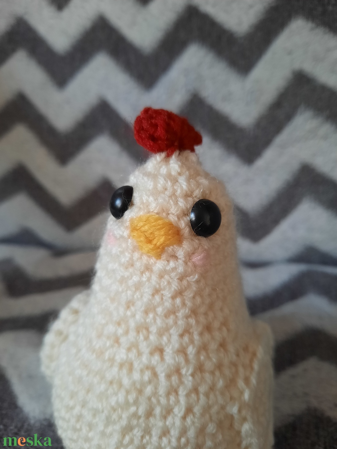 Horgolt tyúk - amigurumi tyúk - nem csak húsvétra - otthon & életmód - dekoráció - asztal és polc dekoráció - asztaldísz - Meska.hu