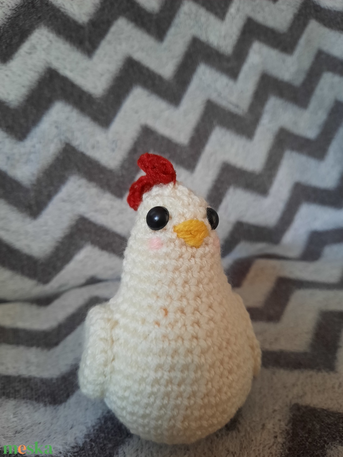 Horgolt tyúk - amigurumi tyúk - nem csak húsvétra - otthon & életmód - dekoráció - asztal és polc dekoráció - asztaldísz - Meska.hu