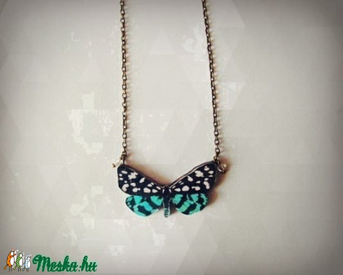 DAFNE-Farfalle kollekció. kézzel festett fa, design nyaklánc. Rendelésre! - - Meska.hu DAFNE-Farfalle kollekció. kézzel festett fa, design nyaklánc. Rendelésre! - - Meska.hu