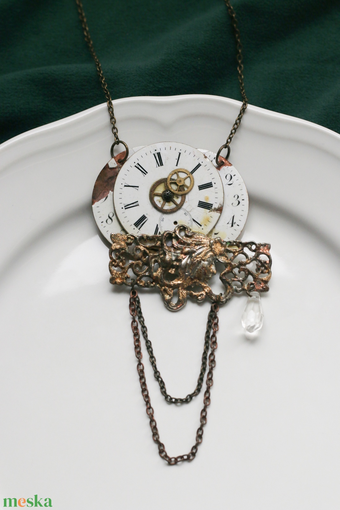 Winnie Ellie Pott - steampunk nyaklánc - ékszer - nyaklánc - medálos nyaklánc - Meska.hu Winnie Ellie Pott - steampunk nyaklánc - ékszer - nyaklánc - medálos nyaklánc - Meska.hu