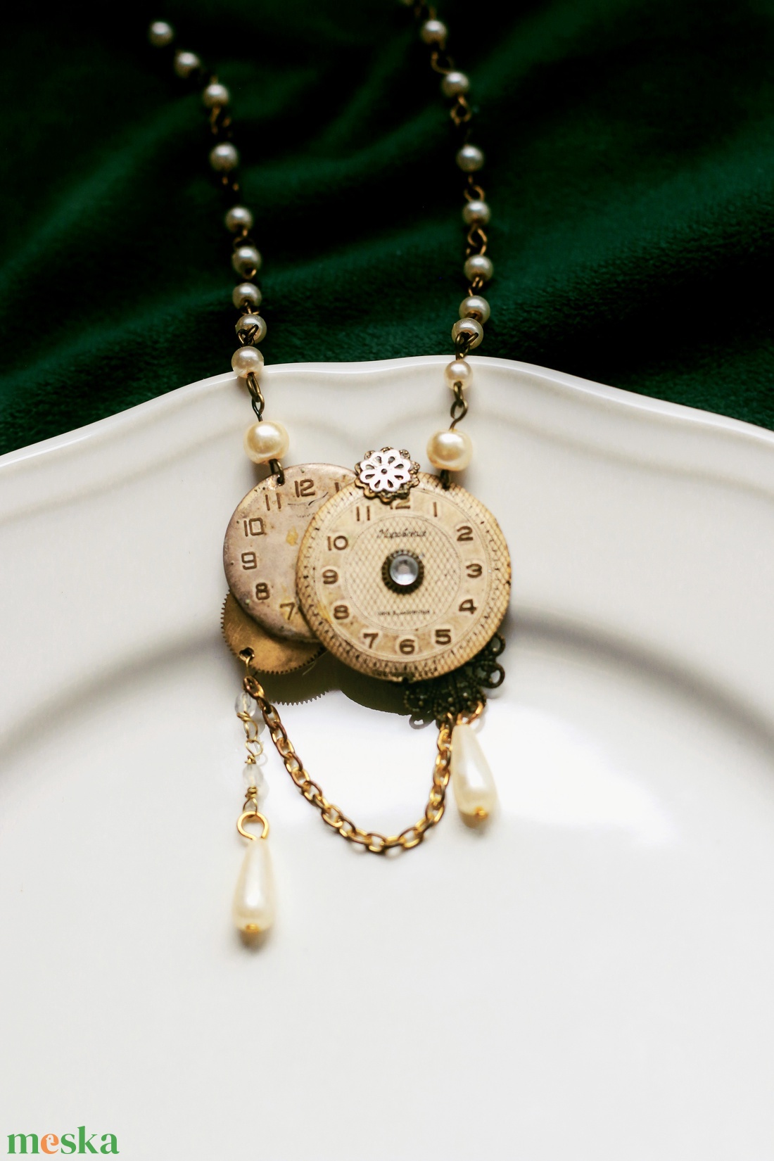 VÉGKIÁRUSÍTÁS  Empress Luella Bennett - steampunk nyaklánc - ékszer - nyaklánc - medálos nyaklánc - Meska.hu