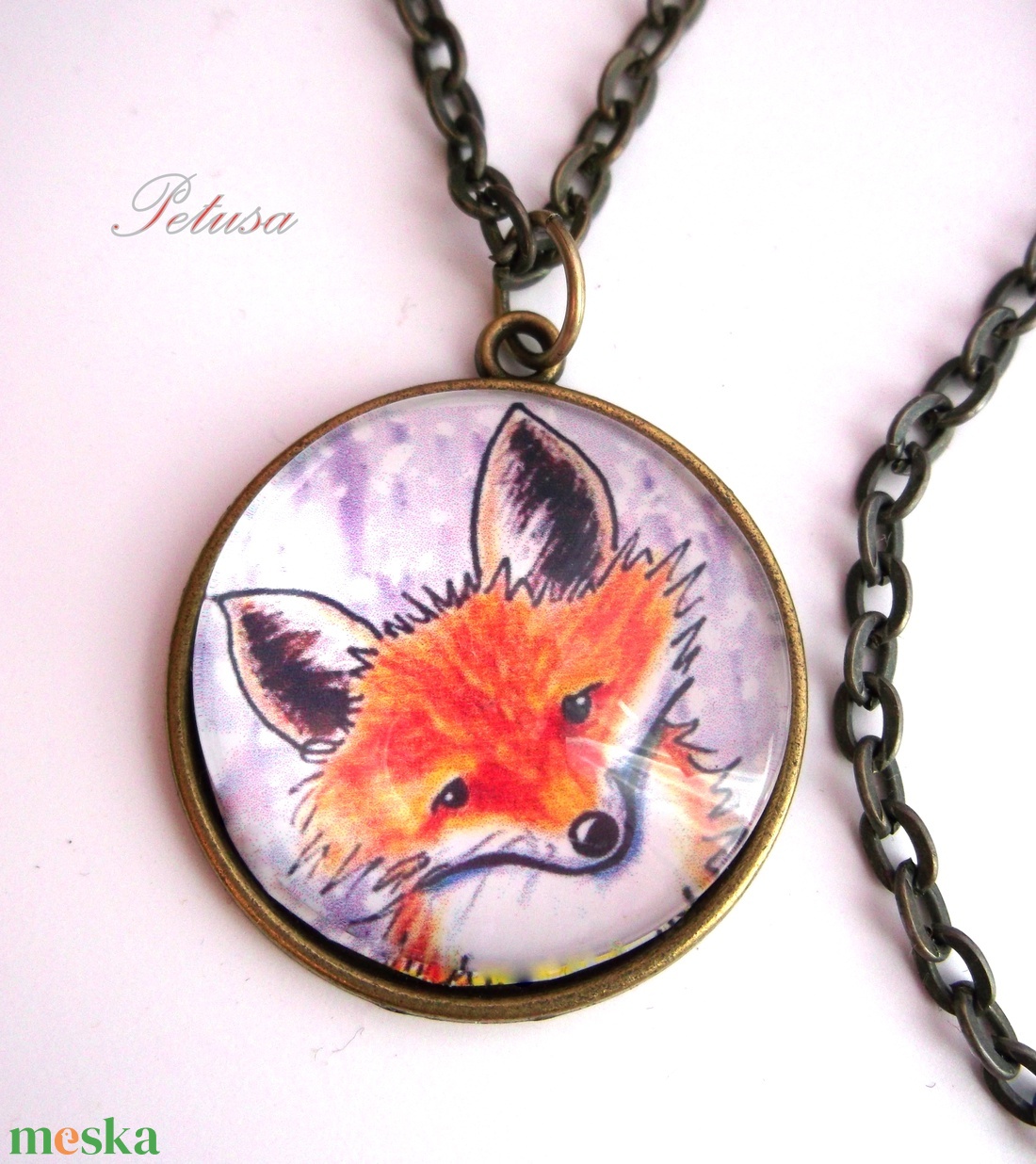 Maci Mosómedve Téli  - ékszer - nyaklánc - medálos nyaklánc - Meska.hu