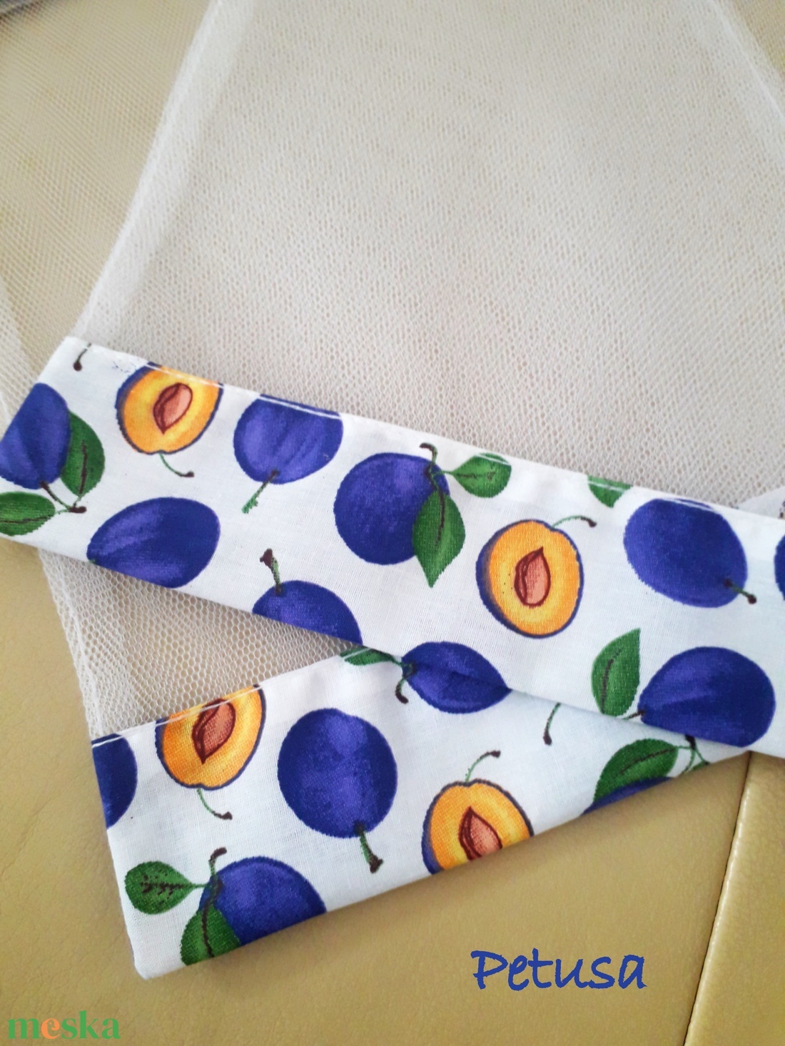 Szilvás tüll bevásárló zsák ÖKO zacskó 2 db - táska & tok - bevásárlás & shopper táska - zöldség/gyümölcs zsák - Meska.hu Szilvás tüll bevásárló zsák ÖKO zacskó 2 db - táska & tok - bevásárlás & shopper táska - zöldség/gyümölcs zsák - Meska.hu