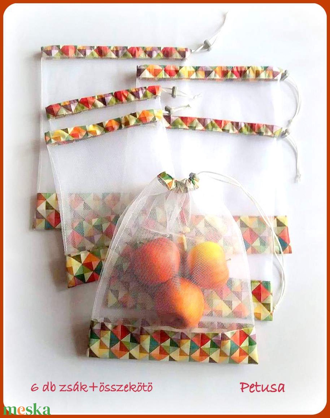 Tüll bevásárló zsák ÖKO zacskó 6 db kaleidoszkóp geometria minta - táska & tok - bevásárlás & shopper táska - zöldség/gyümölcs zsák - Meska.hu Tüll bevásárló zsák ÖKO zacskó 6 db kaleidoszkóp geometria minta - táska & tok - bevásárlás & shopper táska - zöldség/gyümölcs zsák - Meska.hu
