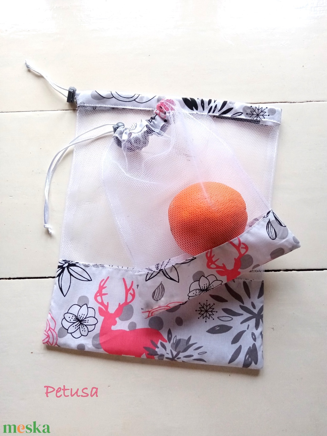 Tüll bevásárló zsák ÖKO zacskó 2 db skandináv stílusú szarvas mintás - táska & tok - bevásárlás & shopper táska - zöldség/gyümölcs zsák - Meska.hu Tüll bevásárló zsák ÖKO zacskó 2 db skandináv stílusú szarvas mintás - táska & tok - bevásárlás & shopper táska - zöldség/gyümölcs zsák - Meska.hu