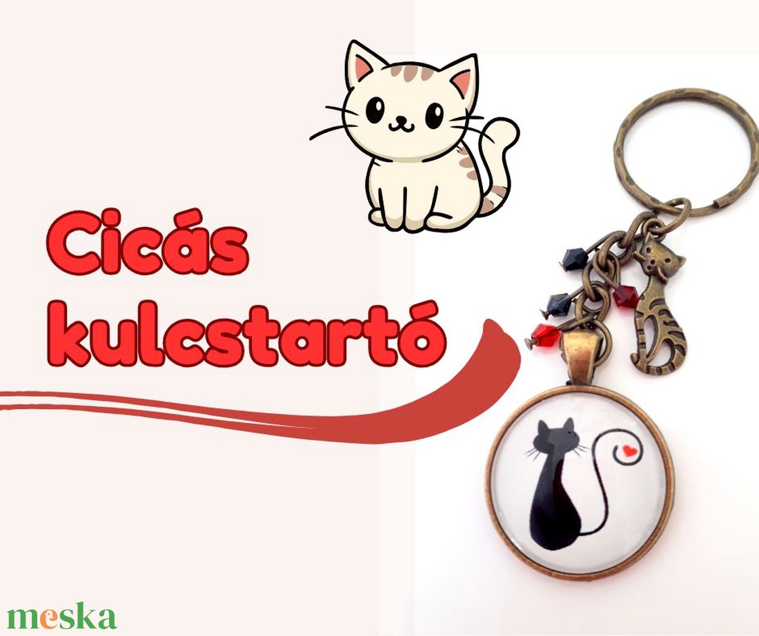 Cicás kulcstartó Szív Szerelem Love - ékszer - nyaklánc - medálos nyaklánc - Meska.hu Cicás kulcstartó Szív Szerelem Love - ékszer - nyaklánc - medálos nyaklánc - Meska.hu