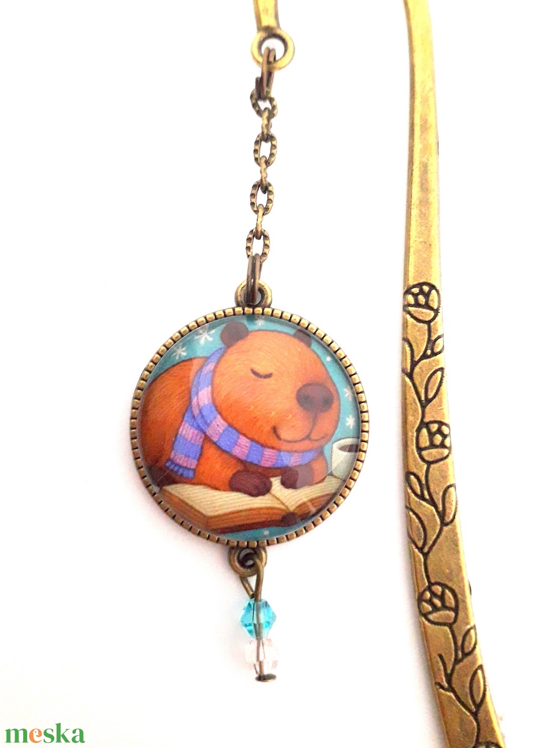 Olvasó kapibara könyvjelző capybara kapibarás capybarás - könyv & zene - könyvjelző - Meska.hu