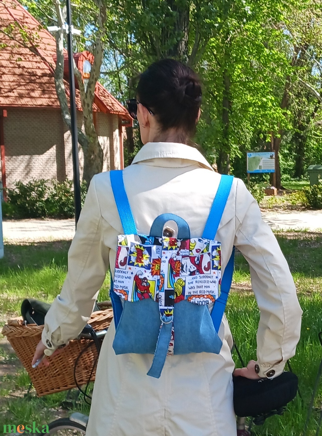 Pop-art farmer hátitáska, hátizsák - táska & tok - hátizsák - hátizsák - Meska.hu