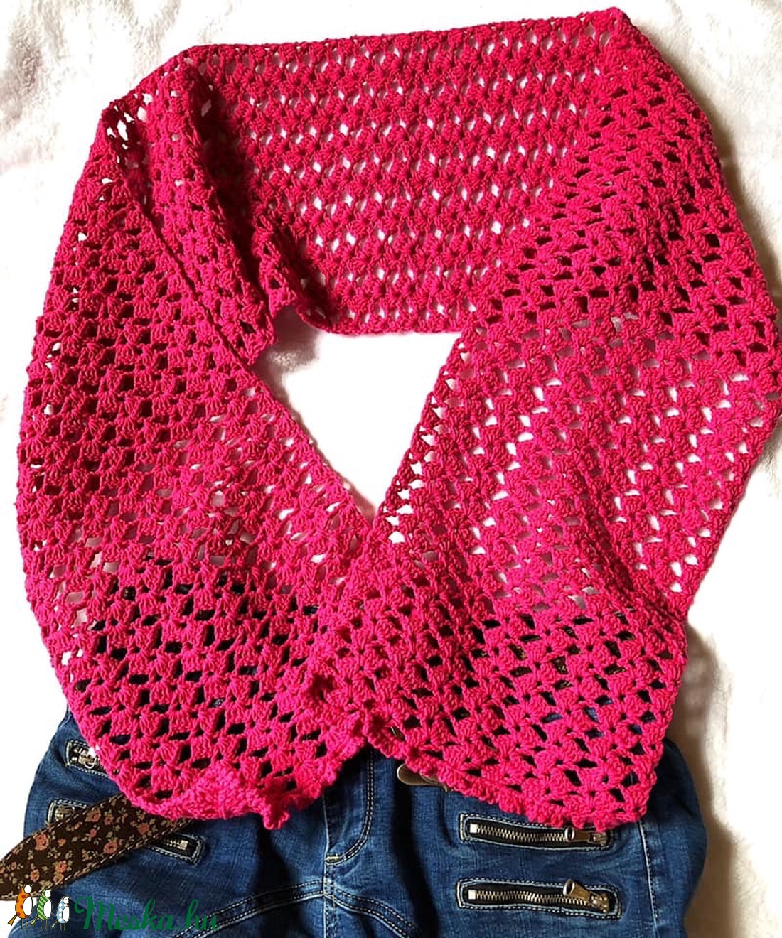 Pink sál - ruha & divat - sál, sapka, kendő - sál - Meska.hu Pink sál - ruha & divat - sál, sapka, kendő - sál - Meska.hu